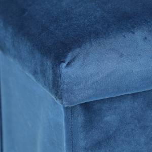 Sitzhocker mit Stauraum Blau