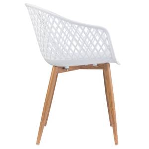Esszimmerstühle MADEIRA (4er-Set) Weiß - Kunststoff - 58 x 80 x 60 cm