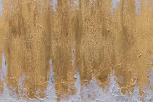 Gerahmtes Acrylbild Gleaming Hope Beige - Gold - Massivholz - Textil - 80 x 80 x 4 cm