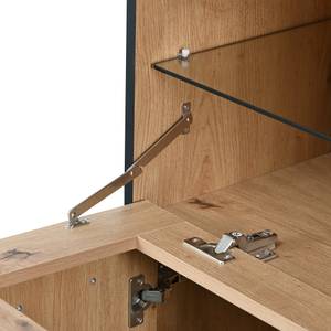 Sideboard GLOWNatur Ⅵ Beige - Holzwerkstoff - Glas - 38 x 111 x 110 cm