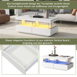 LED Couchtisch Ourea Ⅱ Weiß