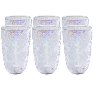 Verres à eau Ice Flowers (lot de 6) Translucide