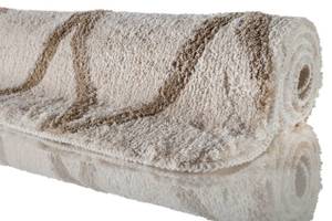 Badteppich San Bosa Beige - Sandbraun - 60 x 100 cm