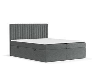 Boxspringbett Spencer mit Bettkasten Grau - Breite: 160 cm