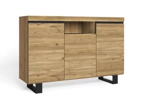 Anrichte Natural 140x40x92cm Braun - Holzwerkstoff - Kunststoff - 40 x 92 x 140 cm