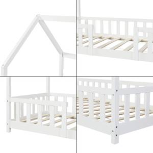 Lit enfant Sisimiut Pin 200 x 90 cm Blanc - 206 x 140 x 96 cm