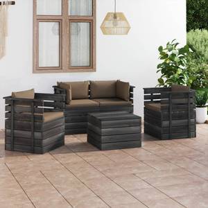 Garten-Lounge-Set (5-teilig) 3005334 Taupe