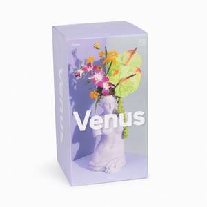 Vase Venus Mauve - Céramique - 16 x 31 x 16 cm