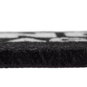 Fußmatte Oh No Schwarz - Weiß - Naturfaser - Kunststoff - 60 x 2 x 40 cm