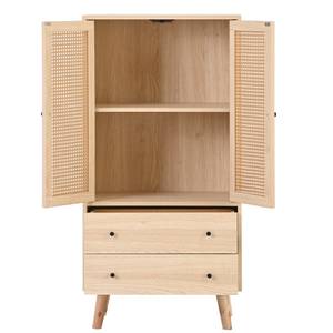 Highboard Natur Ⅳ Beige - Holzwerkstoff - 40 x 120 x 60 cm