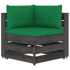 Canapé de jardin Vert - Bois massif - Bois/Imitation - 70 x 66 x 69 cm