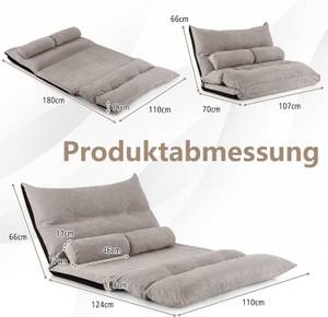 Bodensofa HU10129 Grau