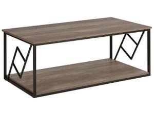 Couchtisch FORRES Schwarz - Braun - Holzwerkstoff - 120 x 46 x 60 cm