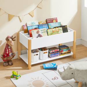 Kinderregal KMB35-W Weiß - Holz teilmassiv - 85 x 45 x 42 cm