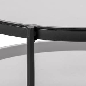 Table basse Bayo Gris - Verre - 75 x 42 x 75 cm