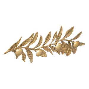 Dekorative Garderobenhaken Gold - Metall - 5 x 17 x 45 cm