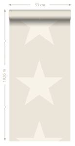 Tapete Sterne 6939 Beige - 53 x 1005 x 1005 cm