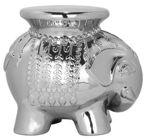 Beistelltisch Elephant Keramik Silber