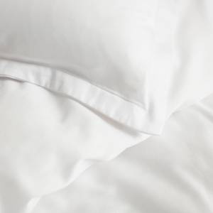 Bettbezug Satin - 240x200/220 - Weiß 240 x 6 x 220 cm