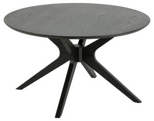 Table basse Duffy Noir - Bois massif - 80 x 45 x 80 cm