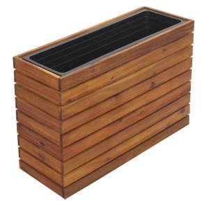 Pflanzkasten L21 Braun - Holzart/Dekor - Holz teilmassiv - 63 x 41 x 23 cm