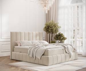 Boxspringbett Moretti Beige - Breite: 200 cm