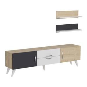 Meuble TV Hadsten Bois manufacturé - 160 x 45 x 31 cm