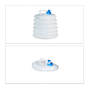 Wasserkanister faltbar 4er Set oval 27 x 9 x 24 cm