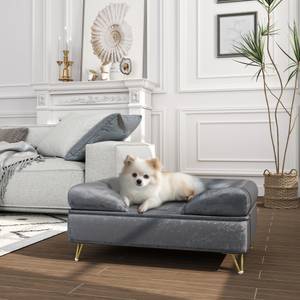 Hundesofa D04-280V00GY Grau - Textil - 54 x 34 x 76 cm