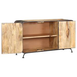 Sideboard BARTHEL Mango Kommode Braun Braun - Massivholz - 140 x 80 x 40 cm