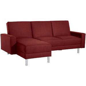 Just Fashion Funktionssofa mit Hocker Rot