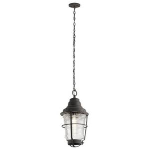 Kichler Lampe suspendue extérieure Gris - Métal - 23 x 46 x 23 cm