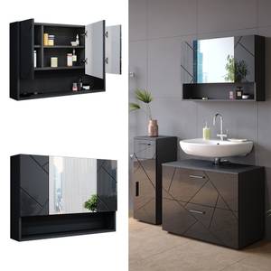 Armoire de toilette Irma 39453 Anthracite brillant