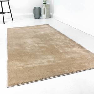 Kurzflorteppich Lago Beige - Sandbraun - 80 x 150 cm