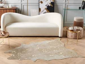 Teppich BOGONG Beige - Creme - Gold - 150 x 150 x 200 cm