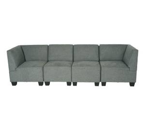 Modular 4-Sitzer Sofa Moncalieri Grau