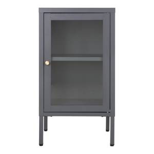 Vitrinenschrank Dalby Glas Grau - Grau