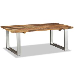 Beistelltisch 244586 Braun - Metall - Massivholz - 60 x 38 x 100 cm