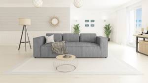 Cord Sofa 3 sitzer Rouen Hellgrau