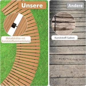 Gartenweg SF6339ZMDE Braun - Holzwerkstoff - 43 x 3 x 216 cm