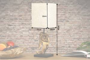 Tischlampe HYPNOTIC Beige - Holz - 15 x 45 x 15 cm