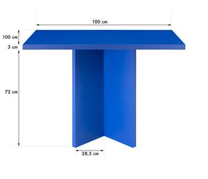 Quadratischer laminiertem 3cm MATILDA Blau