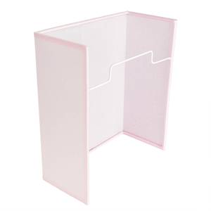 Wandlampe ALICE Hellrosa - Pink - 21 x 24 x 10 cm
