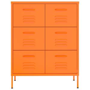 Schubladenschrank 3007006 Orange - Weiß