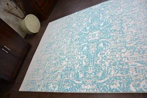 Tapis Acrylique Beyazit 1812 Bleu 80 x 150 cm