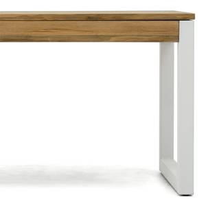 Table Basse relevable 50x100 BL-EV-18 Blanc - Bois massif - Bois/Imitation - 100 x 52 x 50 cm