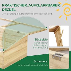 Gewächshaus 845-374 Braun - Holzwerkstoff - 50 x 35 x 100 cm