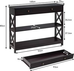 Table de Console TI88212 Marron