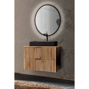 Badezimmer Waschplatz Set XANTEN (2-tlg) Braun - Holzwerkstoff - 81 x 200 x 47 cm