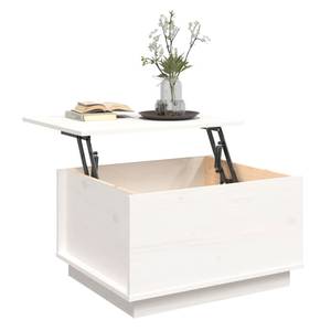 Couchtisch D108 Weiß - Massivholz - 50 x 35 x 60 cm